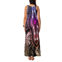 Polynesia Dashiki Family Matching Tank Maxi Dress and Hawaiian Shirt Polynesia and Africa Traditional Special Together Pastel - Wonder Print Shop