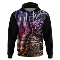 Polynesia Dashiki Hoodie Polynesia and Africa Traditional Special Together Pastel - Wonder Print Shop
