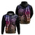 Polynesia Dashiki Hoodie Polynesia and Africa Traditional Special Together Pastel - Wonder Print Shop