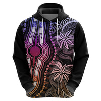 Polynesia Dashiki Hoodie Polynesia and Africa Traditional Special Together Pastel - Wonder Print Shop