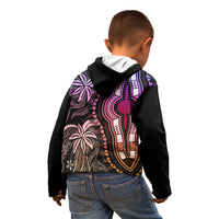 Polynesia Dashiki Kid Hoodie Polynesia and Africa Traditional Special Together Pastel - Wonder Print Shop