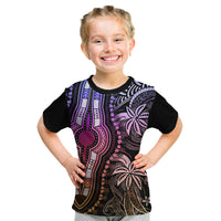 Polynesia Dashiki Kid T Shirt Polynesia and Africa Traditional Special Together Pastel - Wonder Print Shop