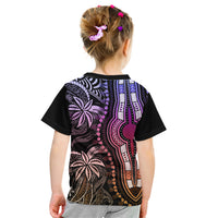 Polynesia Dashiki Kid T Shirt Polynesia and Africa Traditional Special Together Pastel - Wonder Print Shop