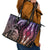 Polynesia Dashiki Leather Tote Bag Polynesia and Africa Traditional Special Together Pastel - Wonder Print Shop
