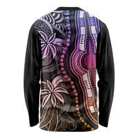 Polynesia Dashiki Long Sleeve Shirt Polynesia and Africa Traditional Special Together Pastel - Wonder Print Shop