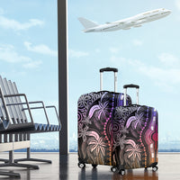 Polynesia Dashiki Luggage Cover Polynesia and Africa Traditional Special Together Pastel - Wonder Print Shop