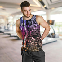 Polynesia Dashiki Men Tank Top Polynesia and Africa Traditional Special Together Pastel - Wonder Print Shop