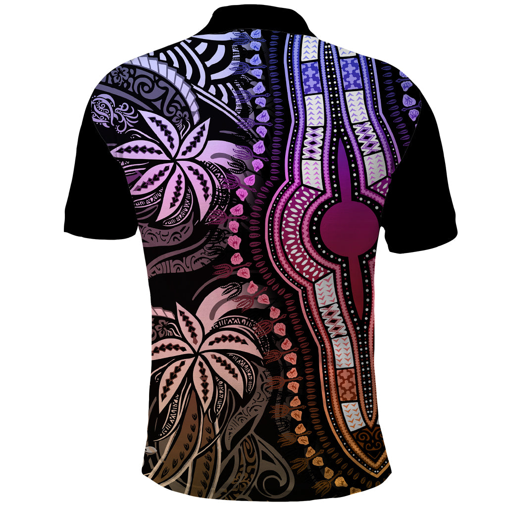 Polynesia Dashiki Polo Shirt Polynesia and Africa Traditional Special Together Pastel - Wonder Print Shop