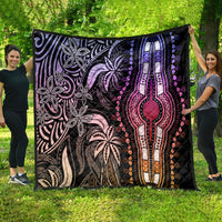 Polynesia Dashiki Quilt Polynesia and Africa Traditional Special Together Pastel - Wonder Print Shop