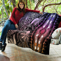 Polynesia Dashiki Quilt Polynesia and Africa Traditional Special Together Pastel - Wonder Print Shop