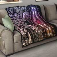 Polynesia Dashiki Quilt Polynesia and Africa Traditional Special Together Pastel - Wonder Print Shop