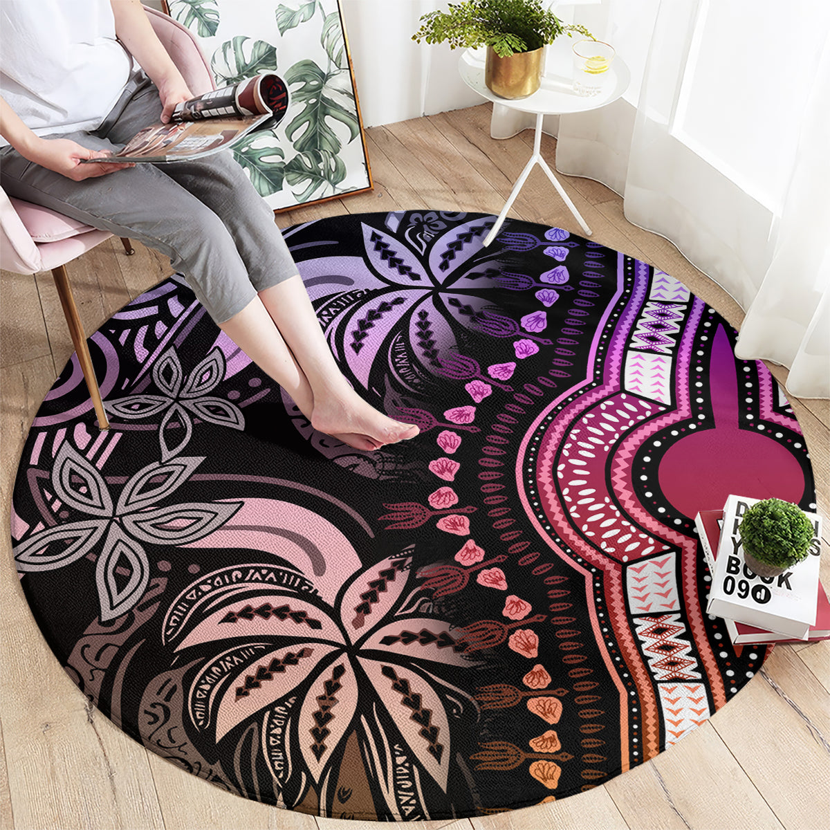 polynesia-dashiki-round-carpet-polynesia-and-africa-traditional-special-together-pastel