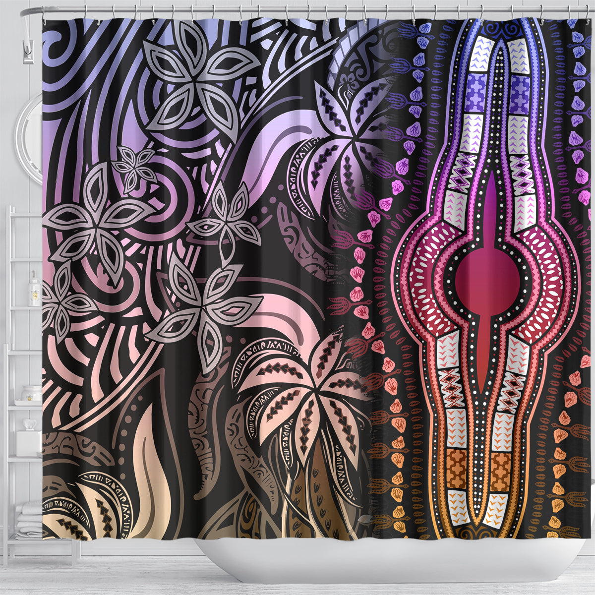 polynesia-dashiki-shower-curtain-polynesia-and-africa-traditional-special-together-pastel