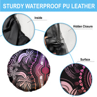 Polynesia Dashiki Spare Tire Cover Polynesia and Africa Traditional Special Together Pastel - Wonder Print Shop