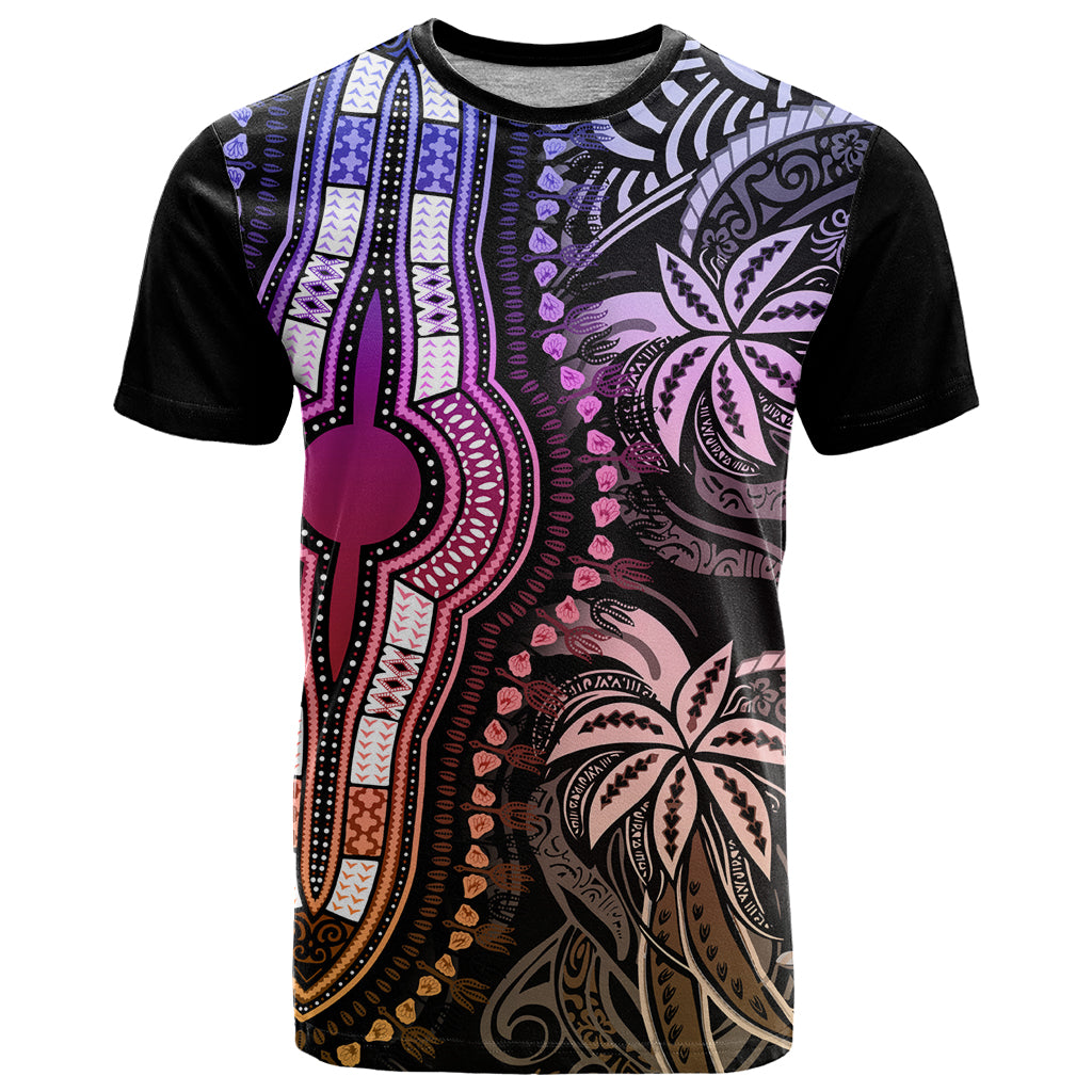 Polynesia Dashiki T Shirt Polynesia and Africa Traditional Special Together Pastel - Wonder Print Shop