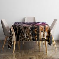 Polynesia Dashiki Tablecloth Polynesia and Africa Traditional Special Together Pastel - Wonder Print Shop