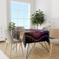 Polynesia Dashiki Tablecloth Polynesia and Africa Traditional Special Together Pastel - Wonder Print Shop