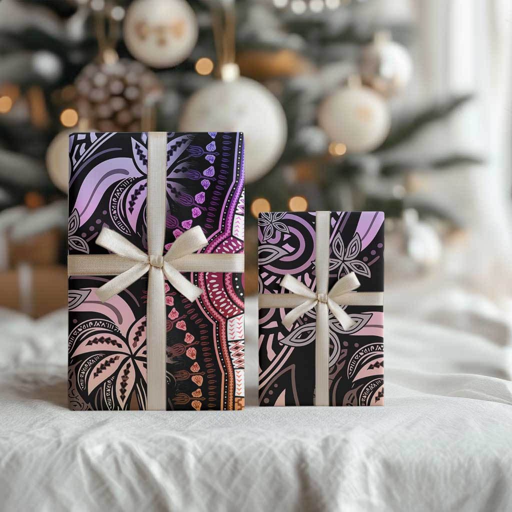 Polynesia Mixed African Dashiki Wrapping Paper Afro-pacific Culture - Pastel - Wonder Print Shop