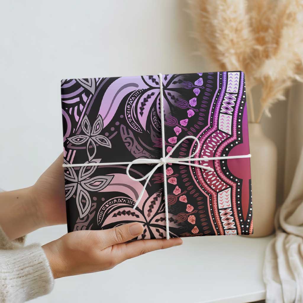 Polynesia Mixed African Dashiki Wrapping Paper Afro-pacific Culture - Pastel - Wonder Print Shop