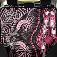 Polynesia Dashiki Back Car Seat Cover Polynesia and Africa Traditional Special Together Pink LT9 - Wonder Print Shop