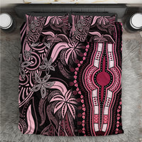 Polynesia Dashiki Bedding Set Polynesia and Africa Traditional Special Together Pink LT9 - Wonder Print Shop