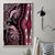 Polynesia Dashiki Canvas Wall Art Polynesia and Africa Traditional Special Together Pink LT9 - Wonder Print Shop