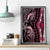 Polynesia Dashiki Canvas Wall Art Polynesia and Africa Traditional Special Together Pink LT9 - Wonder Print Shop