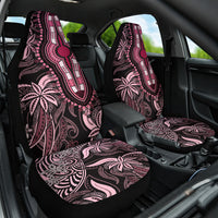 Polynesia Dashiki Car Seat Cover Polynesia and Africa Traditional Special Together Pink LT9 - Wonder Print Shop