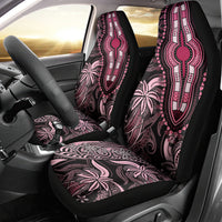 Polynesia Dashiki Car Seat Cover Polynesia and Africa Traditional Special Together Pink LT9 - Wonder Print Shop