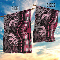 Polynesia Dashiki Garden Flag Polynesia and Africa Traditional Special Together Pink - Wonder Print Shop