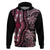 Polynesia Dashiki Hoodie Polynesia and Africa Traditional Special Together Pink - Wonder Print Shop