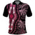 Polynesia Dashiki Polo Shirt Polynesia and Africa Traditional Special Together Pink - Wonder Print Shop