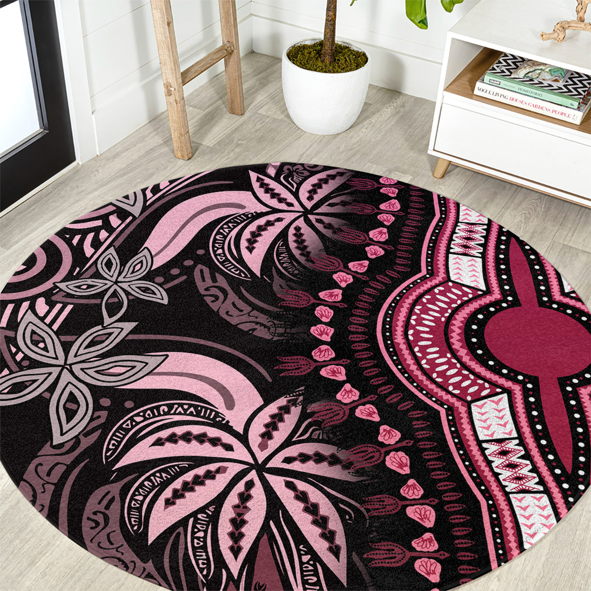 polynesia-dashiki-round-carpet-polynesia-and-africa-traditional-special-together-pink