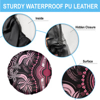 Polynesia Dashiki Spare Tire Cover Polynesia and Africa Traditional Special Together Pink - Wonder Print Shop