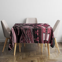 Polynesia Dashiki Tablecloth Polynesia and Africa Traditional Special Together Pink - Wonder Print Shop