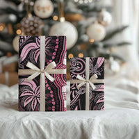 Polynesia Mixed African Dashiki Wrapping Paper Afro-pacific Culture - Pink - Wonder Print Shop