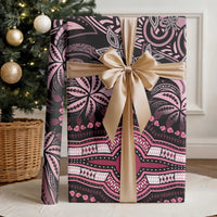 Polynesia Mixed African Dashiki Wrapping Paper Afro-pacific Culture - Pink - Wonder Print Shop