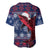 Samoa Manuia Le Kirisimasi Baseball Jersey Samoan Fishing Tribal Pattern Christmas Vibe LT9 - Wonder Print Shop