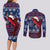 Samoa Manuia Le Kirisimasi Couples Matching Long Sleeve Bodycon Dress and Long Sleeve Button Shirts Samoan Fishing Tribal Pattern Christmas Vibe LT9 - Wonder Print Shop