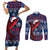 Samoa Manuia Le Kirisimasi Couples Matching Short Sleeve Bodycon Dress and Long Sleeve Button Shirts Samoan Fishing Tribal Pattern Christmas Vibe LT9 - Wonder Print Shop