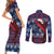 Samoa Manuia Le Kirisimasi Couples Matching Short Sleeve Bodycon Dress and Long Sleeve Button Shirts Samoan Fishing Tribal Pattern Christmas Vibe LT9 - Wonder Print Shop