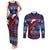 Samoa Manuia Le Kirisimasi Couples Matching Tank Maxi Dress and Long Sleeve Button Shirts Samoan Fishing Tribal Pattern Christmas Vibe LT9 - Wonder Print Shop