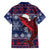 Samoa Manuia Le Kirisimasi Family Matching Short Sleeve Bodycon Dress and Hawaiian Shirt Samoan Fishing Tribal Pattern Christmas Vibe - Wonder Print Shop