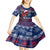 Samoa Manuia Le Kirisimasi Kid Short Sleeve Dress Samoan Fishing Tribal Pattern Christmas Vibe - Wonder Print Shop