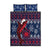 Samoa Manuia Le Kirisimasi Quilt Bed Set Samoan Fishing Tribal Pattern Christmas Vibe - Wonder Print Shop