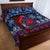 Samoa Manuia Le Kirisimasi Quilt Bed Set Samoan Fishing Tribal Pattern Christmas Vibe - Wonder Print Shop