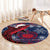 samoa-manuia-le-kirisimasi-round-carpet-samoan-fishing-tribal-pattern-christmas-vibe