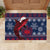 Samoa Manuia Le Kirisimasi Rubber Doormat Samoan Fishing Tribal Pattern Christmas Vibe - Wonder Print Shop