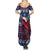 Samoa Manuia Le Kirisimasi Summer Maxi Dress Samoan Fishing Tribal Pattern Christmas Vibe - Wonder Print Shop