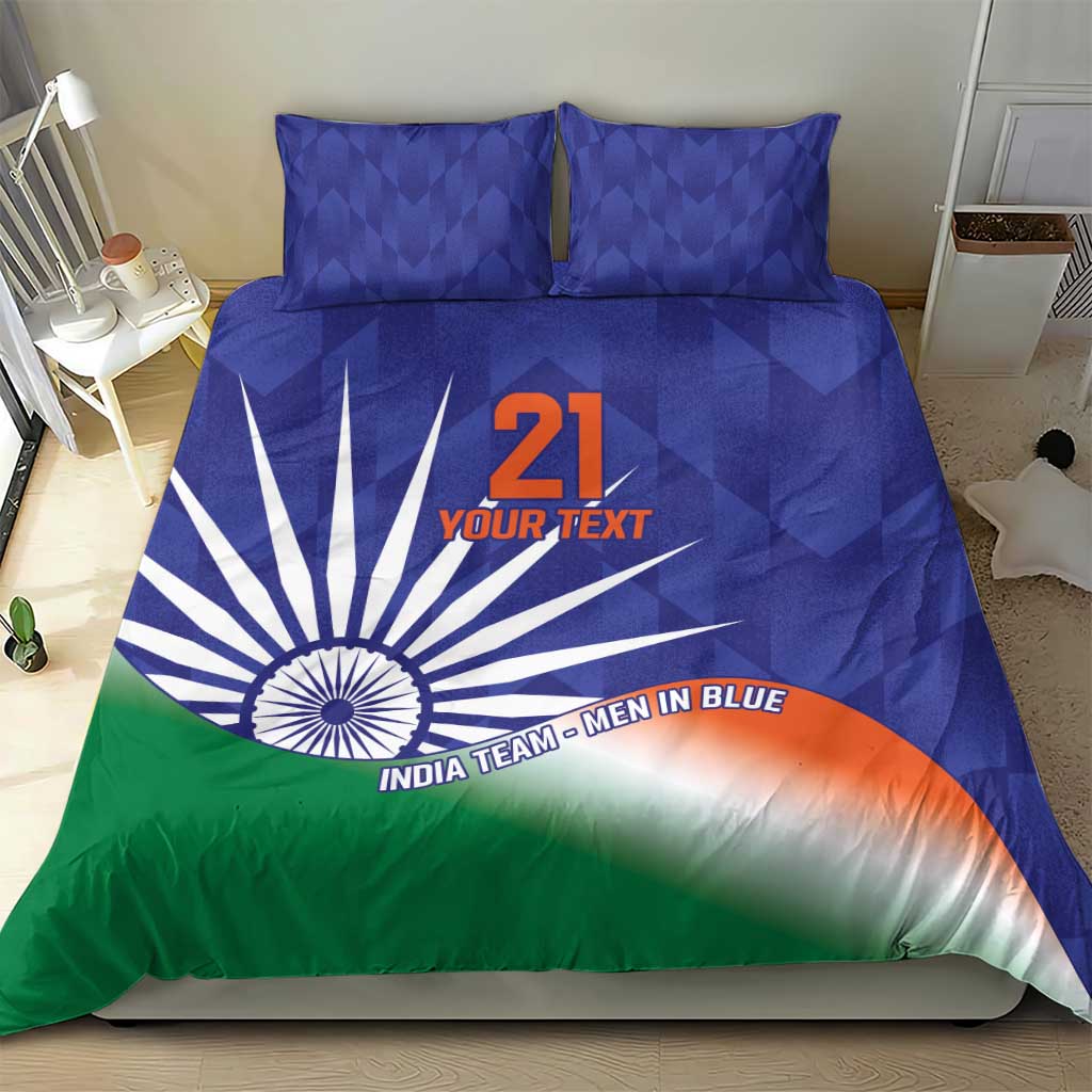 India Cricket Custom Bedding Set Ashoka Chakra with Flag Style LT9 - Wonder Print Shop